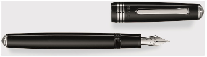 Stylo plume Tibaldi, série N°60 Noir CT (Rich black)
