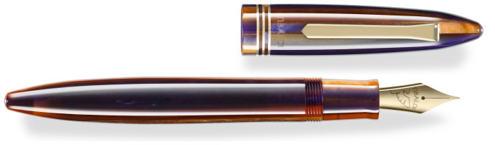 Tibaldi Fountain pen, Bononia series Purple GT (Seilan purple)