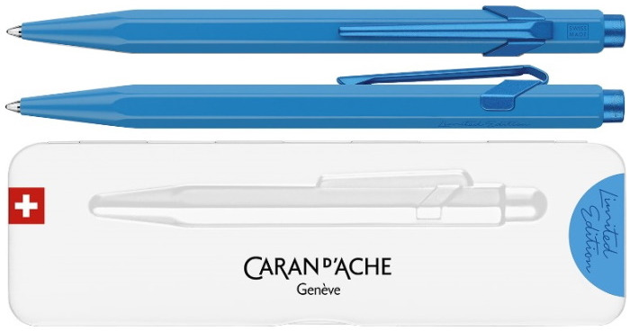 Caran d'Ache Ballpoint pen, 849 Claim Your Style Ltd Edt IV series Azure Blue