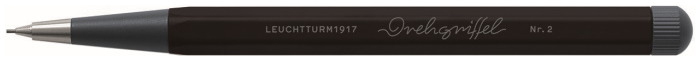 Porte mine 0.7mm Leuchtturm1917, série Drehgriffel Nr. 2 Noir