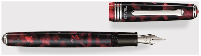 Tibaldi Fountain pen, N°60 series Ruby Red Ct (Ruby red)