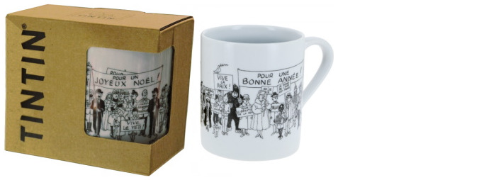 Mug Tintin & Haddock Lune - Tasse Tintin Lune