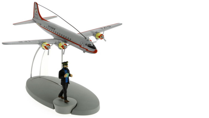 Objet de décoration Tintin, série Avion - L'Avion de la Syldair