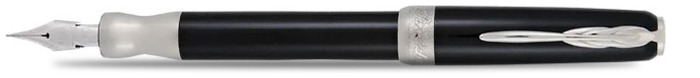 Pineider Fountain pen, La Grande Bellezza Gemstones series Black