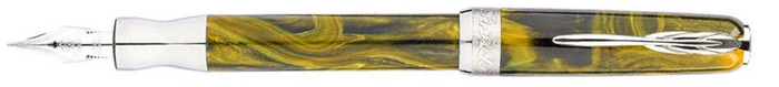 Pineider Fountain pen, La Grande Bellezza Gemstones series Yellow