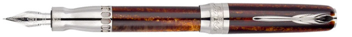 Pineider Fountain pen, Arco Oak series Brown
