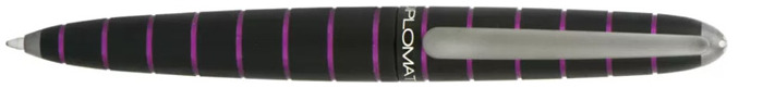 Diplomat Ballpoint pen, Elox Ring series Black/Purple