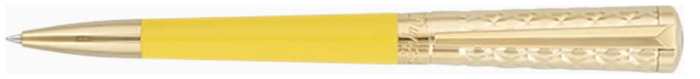 Dupont, S.T. Ballpoint pen, Liberté series Yellow/Gold (Vanilla)