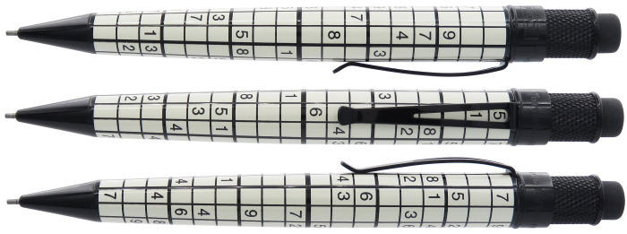 Retro 51 Mechanical pencil, Tornado Sudoku series Black & White (1.15mm)