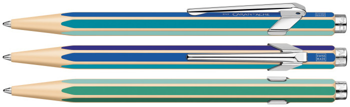 Caran d'Ache Ballpoint pen, 849 Color Treasure Limited Edition 2022 Collection series Cold Rainbow 