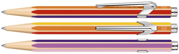 Caran d'Ache Ballpoint pen, 849 Color Treasure Limited Edition 2022 Collection series Warm Rainbow 