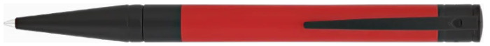 Stylo bille Dupont, S.T., série D-Initial Rouge mat BKT