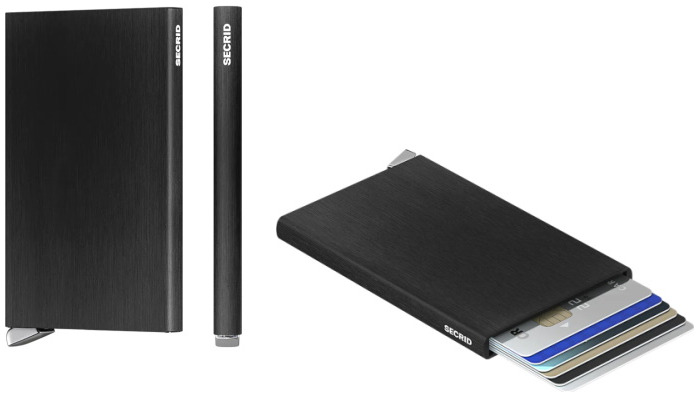 Porte-cartes Secrid, série Premium Cardprotector Noir (Frost Black)