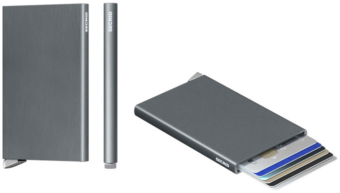 Porte-cartes Secrid, série Premium Cardprotector Titane (Frost Titanium)