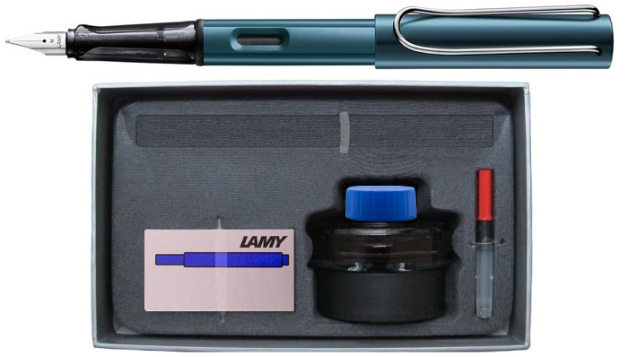 Lamy Fountain pen set, AL-star Special Edition 2023 series Petrol  ***