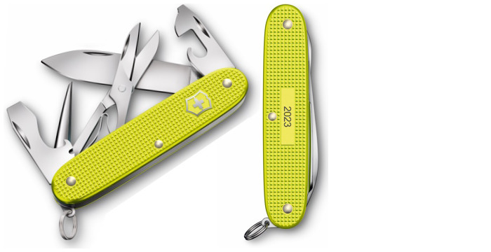 Victorinox Knife, Alox Limited Edition 2023 series Electric Yellow (Pioneer X)