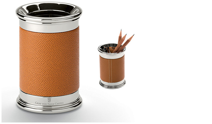 Pot à crayon Faber-Castell, Graf von, série Desk Accessoires Brun