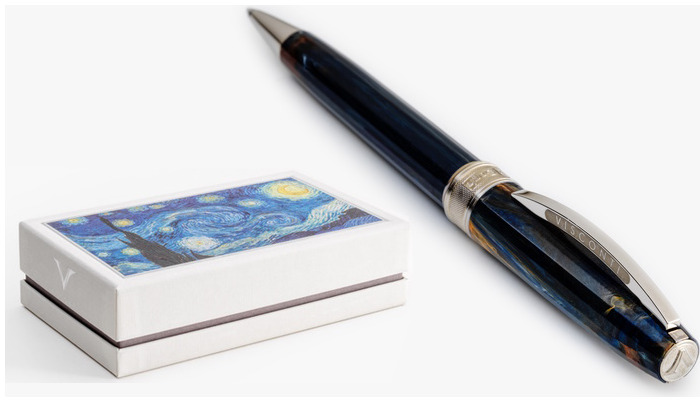 Stylo bille Visconti, série Van Gogh Bleu (Starry Night)