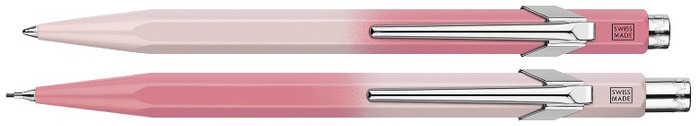 Caran d'Ache Ballpoint pen & mechanical pencil (0.5mm) set, 849 & 844 Blossom Special Edition series Pink