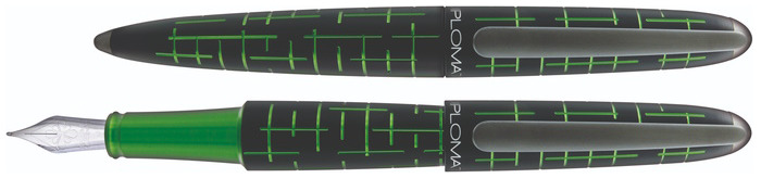 Stylo plume Diplomat, série Elox Matrix Noir/Vert