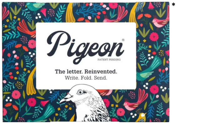 Papier à lettre/Enveloppe Pigeon, série Correspondance Magical Menagerie (Paquet de 6)