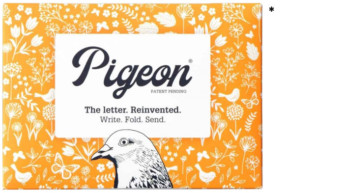Papier à lettre/Enveloppe Pigeon, série Correspondance Summer Meadow (Paquet de 6)