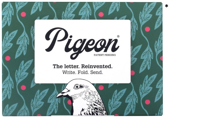 Papier à lettre/Enveloppe Pigeon, série Correspondance Seedlings (Paquet de 6)