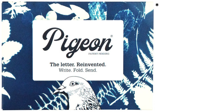 Papier à lettre/Enveloppe Pigeon, série Correspondance Apothecary (Paquet de 6)