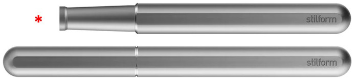 Stylo plume Stilform, série INK Fountain Pen Gris (Aluminium) - Pointe vendue séparément