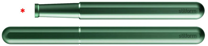 Stylo plume Stilform, série INK Fountain Pen Vert (Aluminium) - Pointe vendue séparément