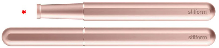 Stylo plume Stilform, série INK Fountain Pen Rose (Aluminium) - Pointe vendue séparément