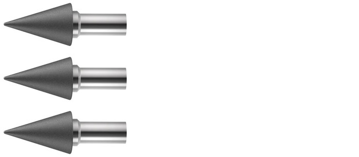 Embouts en graphite Stilform, série AEON Pencil (Paquet de 3 - 2B)