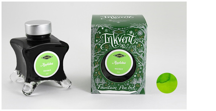 Bouteille d'encre Diamine, série Inkvent Green Edition Encre Appletini (50ml)