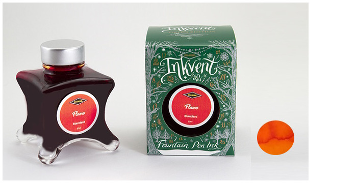 Diamine Ink bottle, Inkvent Green Edition series Flame ink (50ml)