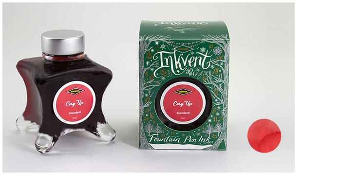 Diamine Ink bottle, Inkvent Green Edition series Cosy Up ink (50ml)