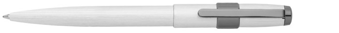 Cerruti 1881 Ballpoint pen, Block series Brushed chrome & Gun metal