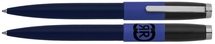 Stylo bille Cerruti 1881, série Brick Marine, bleu & noir