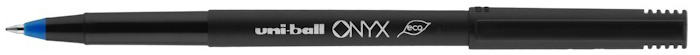 Stylo bille roulante Uni-Ball, série Onyx Encre bleue