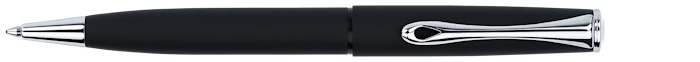 Diplomat Ballpoint pen, Esteem series Black matte CT (Lapis Black)