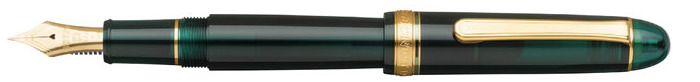 Platinum Fountain pen, 3776 Century series Green GT