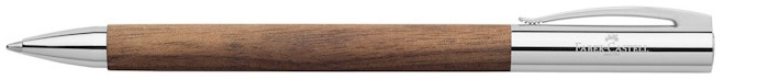 Stylo bille Faber-Castell Design, série Ambition Walnut Wood (Bois de noyer) 
