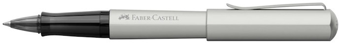 Stylo bille roulante Faber-Castell Design, série Hexo Argent Mat