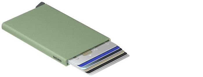 Porte-cartes Secrid, série Cardprotector Poudre Pistache 