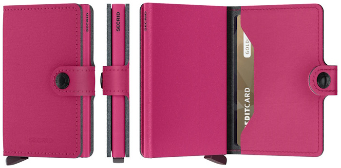 Secrid Card case, Miniwallet Yard series Powder Fuchsia 