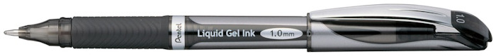 Pentel Gel pen, EnerGel Capped Refillable series Black ink (Metal tip)