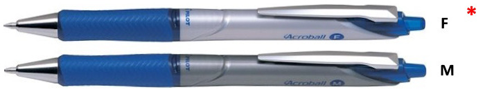 Pilot Ballpoint pen, Acroball series Blue ink