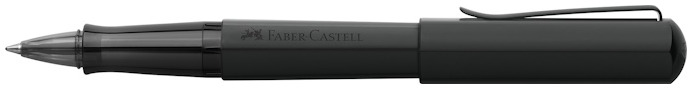 Stylo bille roulante Faber-Castell Design, série Hexo Noir Mat