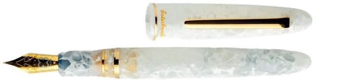 Esterbrook Fountain pen, Winter White - Limited Edition Estie series White GT (Cartridge / Converter)