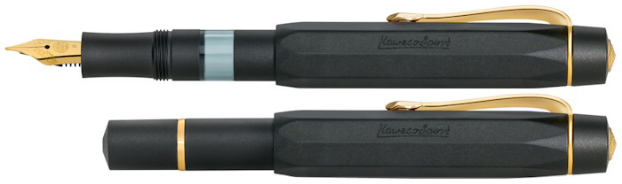 Kaweco Fountain pen, Piston Filler Sport AL series Black GT