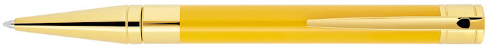 Dupont, S.T. Ballpoint pen, D-Initial series Yellow GT (Honey)